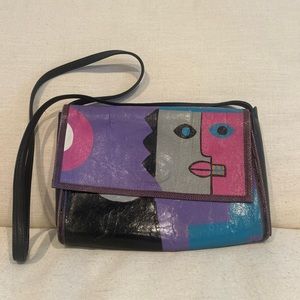 Mille Fiori leather shoulder bag